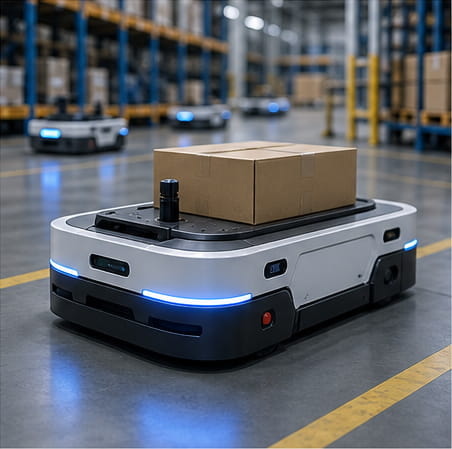 Ímanes para robótica e automação 17 AGV e Sistemas Autónomos