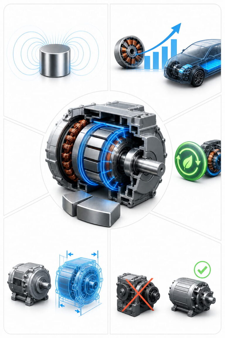 Vantagens dos ímanes de NdFeB nos motores de veículos elétricos
