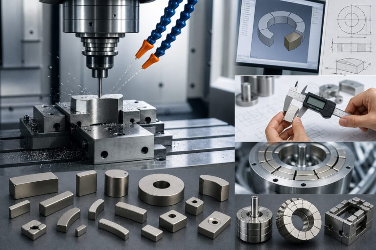 Maquinação CNC para ímanes de neodímio 1 Soluções personalizadas para o processamento de ímanes