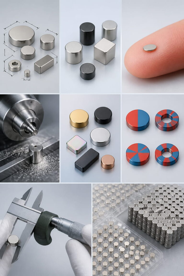 Microímãs 7 Soluções personalizadas de microímãs