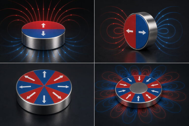 Ímanes para sensores e componentes eletrónicos 23 Magnetização personalizada de ímanes eletrónicos