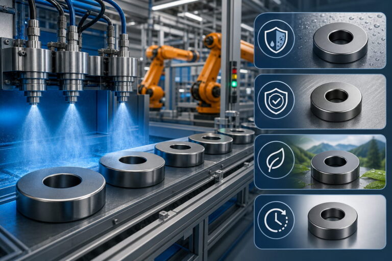 Benefícios do revestimento magnético na automação industrial
