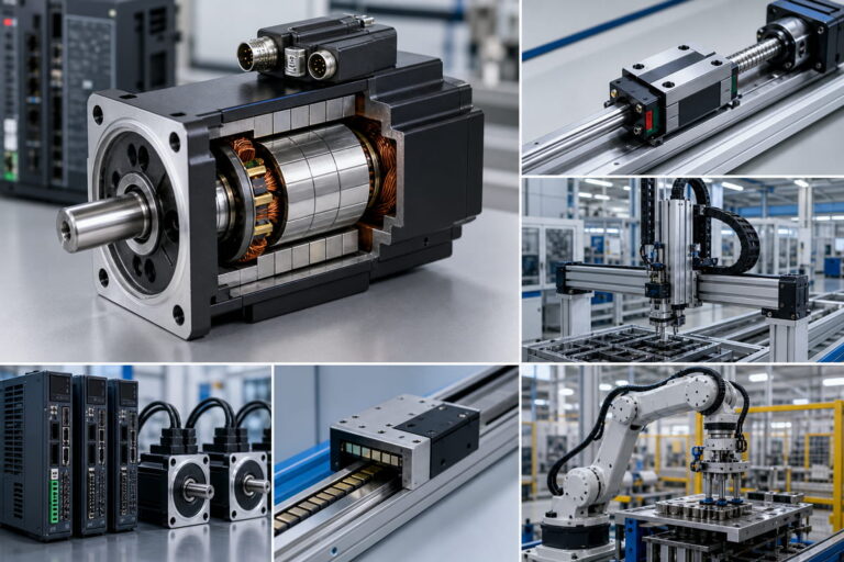 Íman para automação industrial destinado a sistemas de controlo de movimento