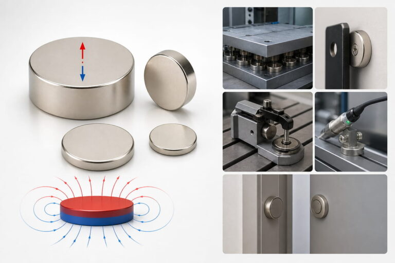 Guia de Direção de Magnetização 8 Aplicações típicas da magnetização axial de ímanes de neodímio