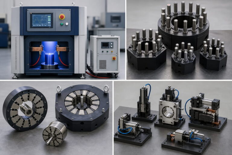 Processo de magnetização de ímanes de neodímio 19 Equipamento de magnetização de ímanes de neodímio