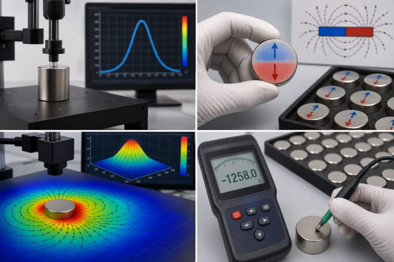 Processo de magnetização de ímanes de neodímio 24 Capacidades de inspeção da qualidade da magnetização de ímanes de neodímio