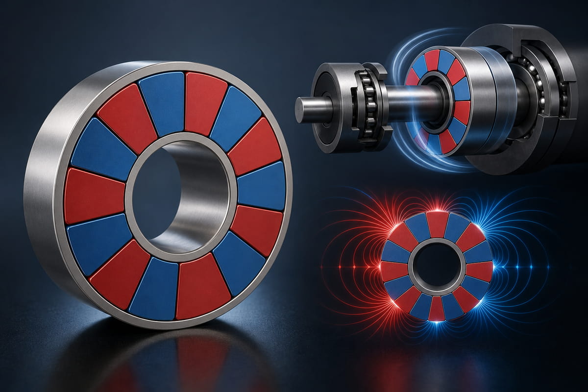 Processo de magnetização de ímanes de neodímio 16 Características principais da magnetização multipolar de ímanes de neodímio