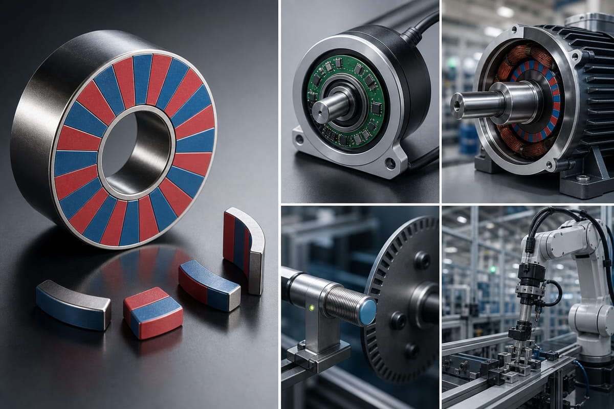 Processo de magnetização de ímanes de neodímio 17 Magnetização multipolar de ímanes de neodímio — Aplicações típicas