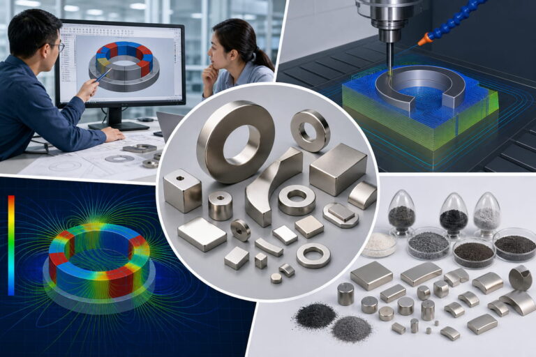 Maquinação CNC para ímanes de neodímio 25 Apoio técnico para fabricantes de ímãs de neodímio (OEM)