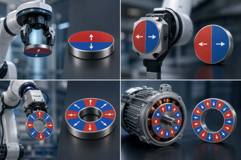 Ímanes para Robótica e Automação 19 Magnetização personalizada para robótica