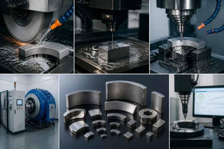 Imagem das capacidades de fabrico da Segment Magnet