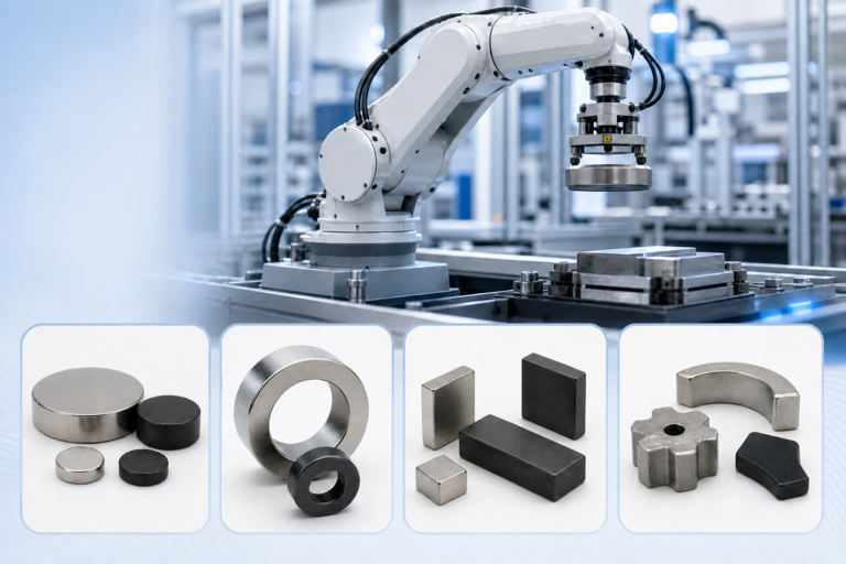 Produtos magnéticos típicos para robótica e automação