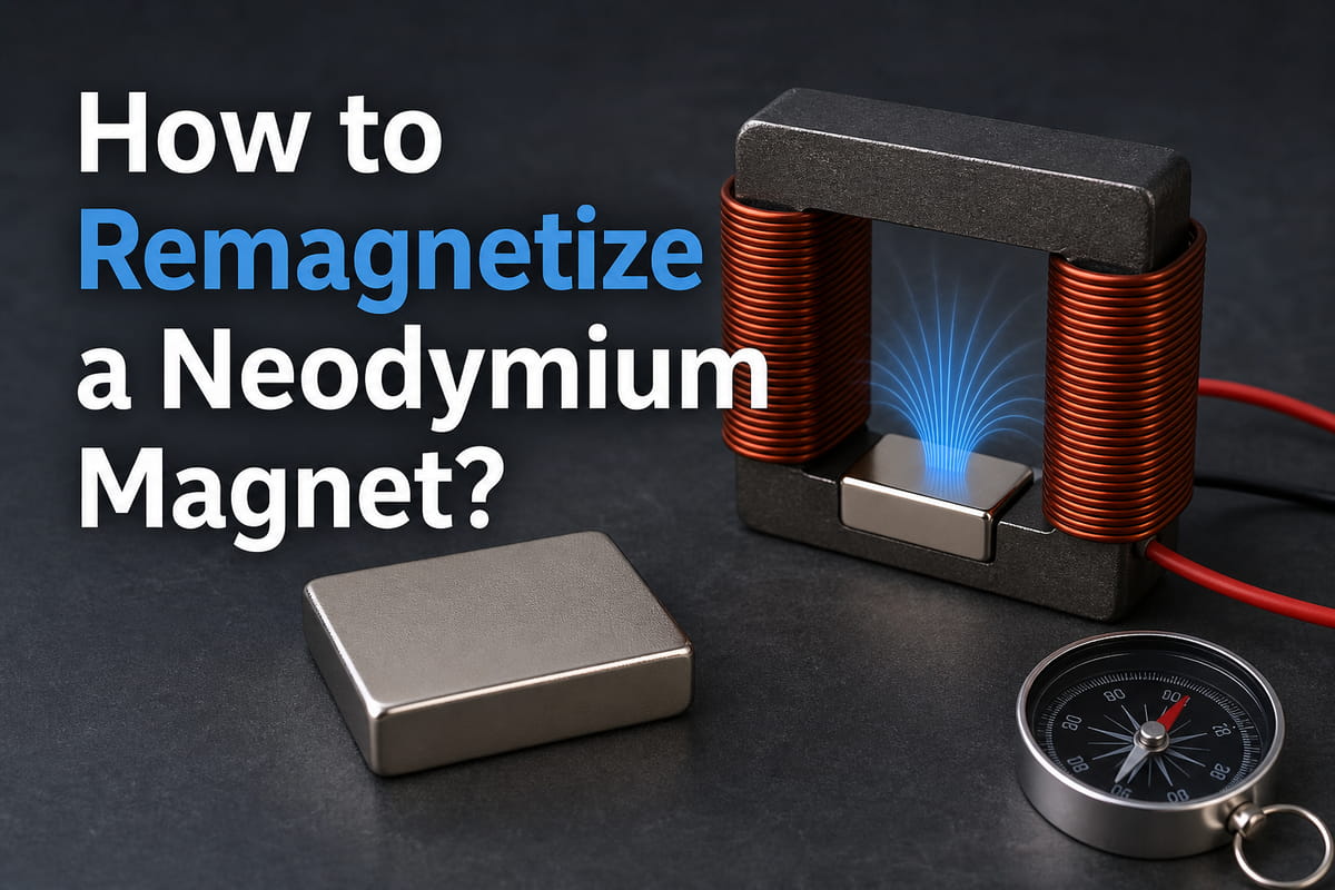 Como remagnetizar um íman de neodímio? 3 métodos úteis 3 Como remagnetizar um íman de neodímio