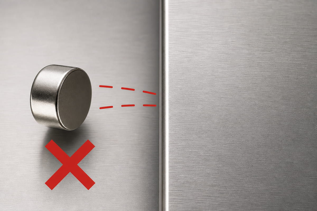 Os ímanes de neodímio aderem ao aço inoxidável? 6 Os aços inoxidáveis austeníticos padrão não aderem