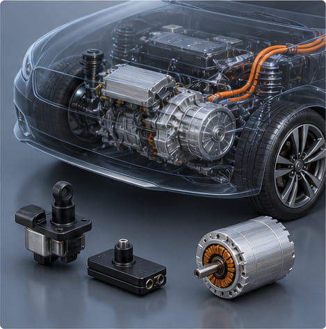 Íman impermeável para a indústria automóvel