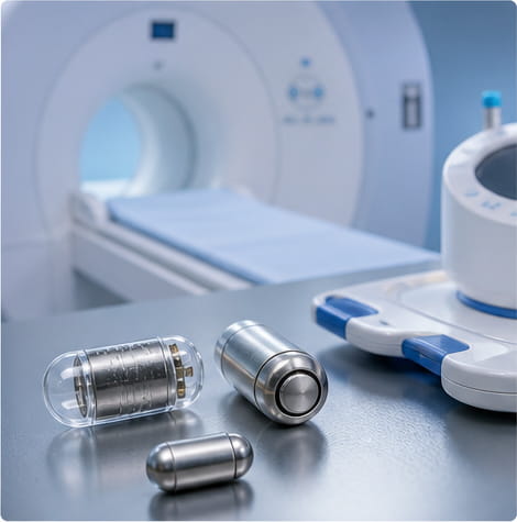 Íman impermeável para dispositivos médicos