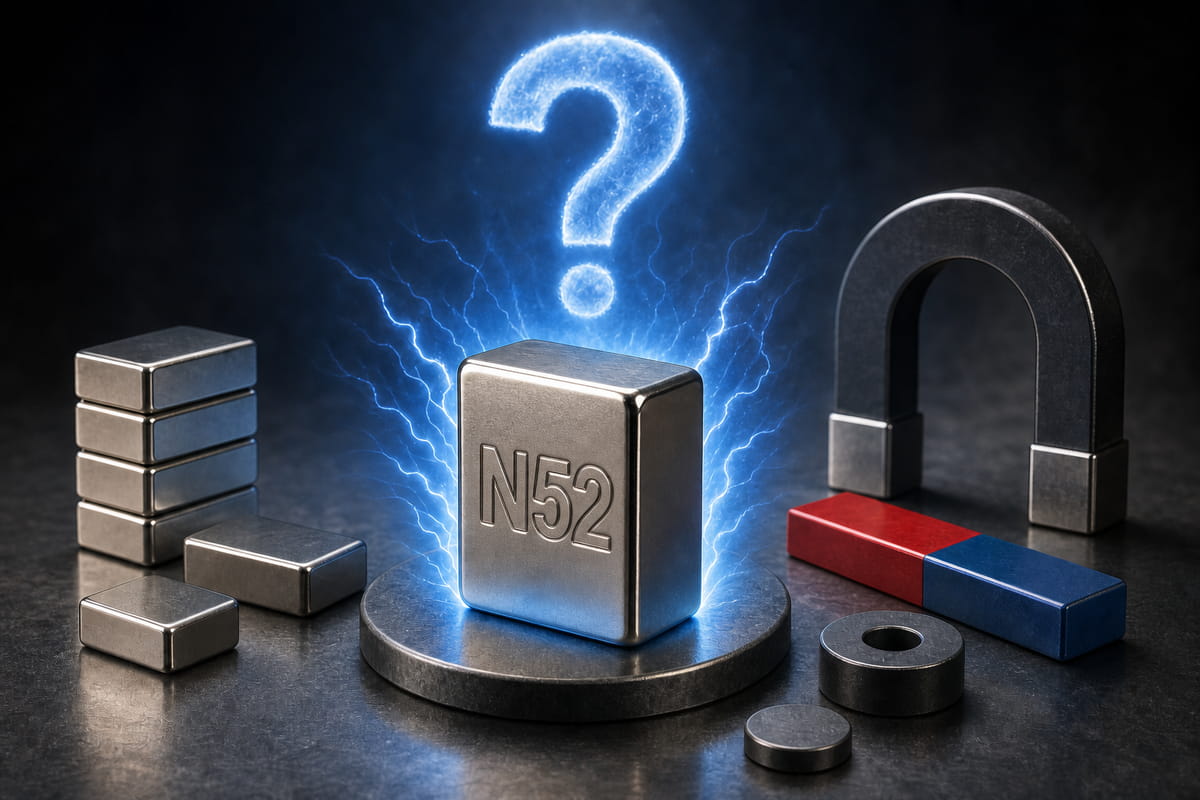 Será que o N52 é o íman mais forte? A verdade nua e crua 3 O N52 é o íman mais potente?