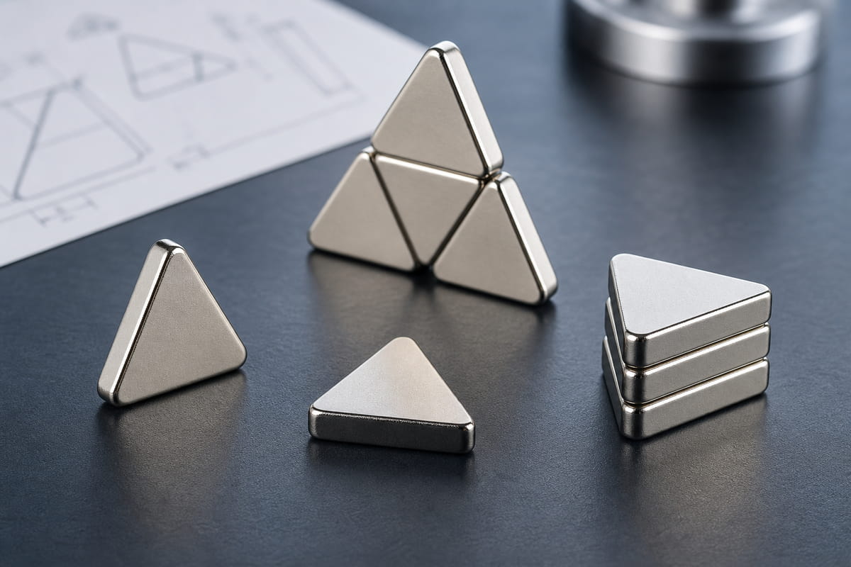 O que são ímanes triangulares?