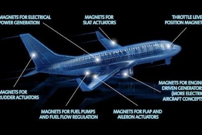 ímãs utilizados na indústria aeroespacial